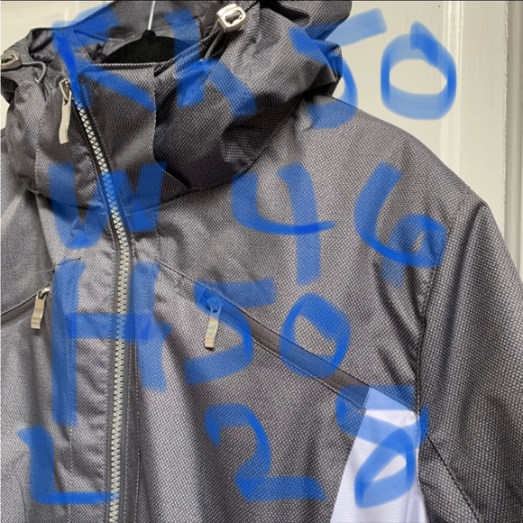 ZEROXPOSUR WHITE AND SILVER COLORBLOCK WOMENS XL INSULATED SNOW HOODED NWOT - Picture 14 of 14